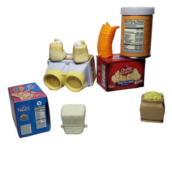 Shopkins Real Littles Minis Foodies Pringles, Pudding, Popcorn, Treats Figures - Picture 4 of 8